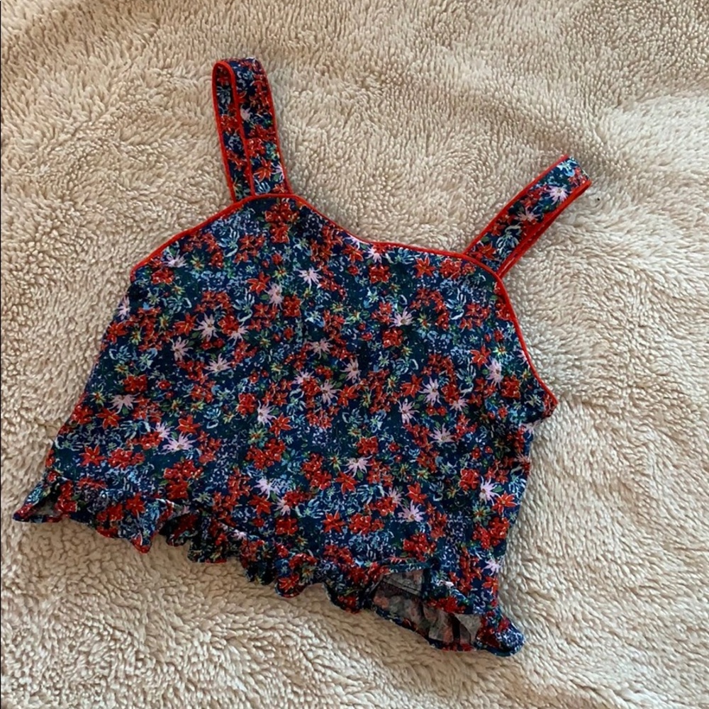 Youth girls crop tank top